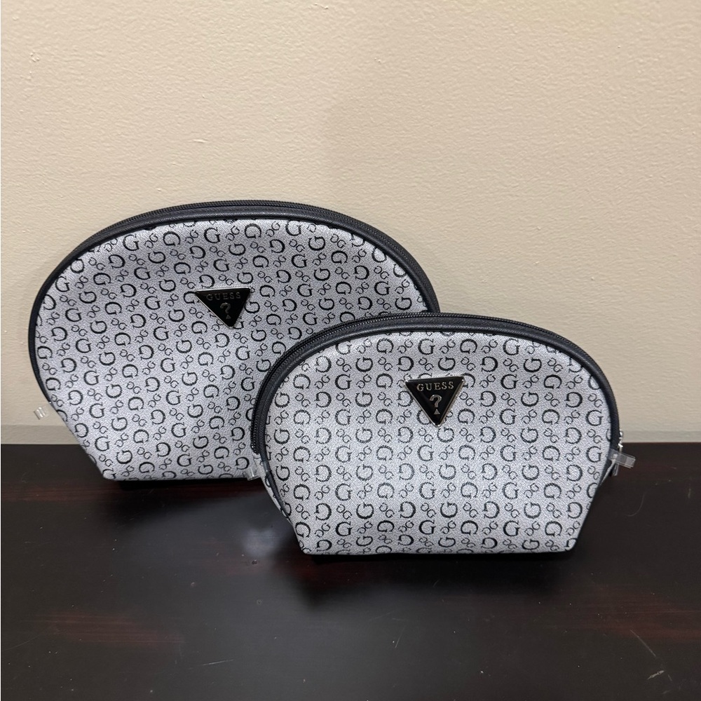 Guess Monogram Cosmetic Bag Set